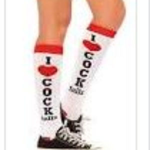 Leg Avenue Women's I Love Cocktails Knee Socks